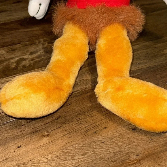 Bullwinkle Stuffed Animal Plush Toy Vintage 1991 by Nanco Brown/Red - Picture 3 of 9